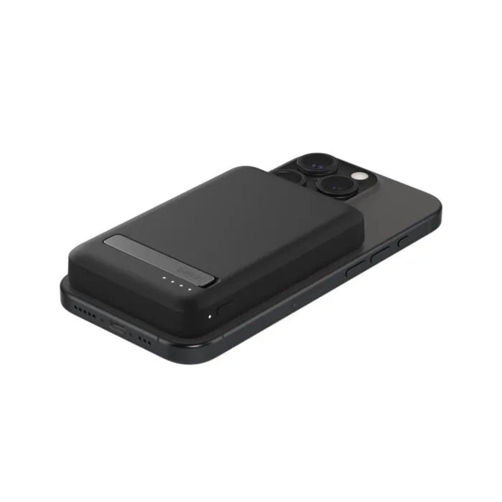 Batería Externa Qi2 5000 mAh 15W stand - Negro