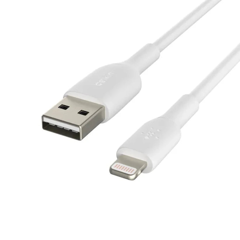 Cable Belkin BoostCharge USB-A a Lightning 2m - Blanco