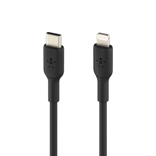 Cable Belkin BoostCharge USB-C a Lightning 1m - Negro