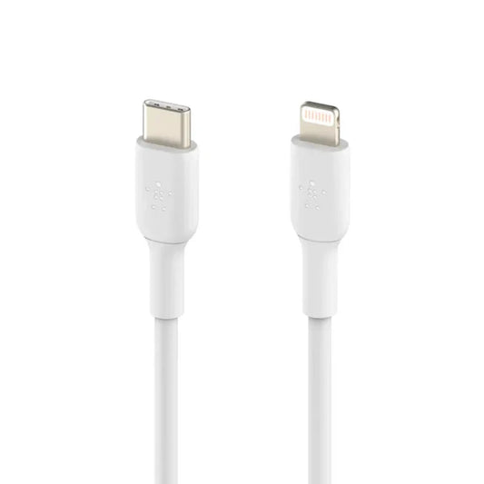 Cable Belkin BoostCharge USB-C a Lightning 1m - Blanco