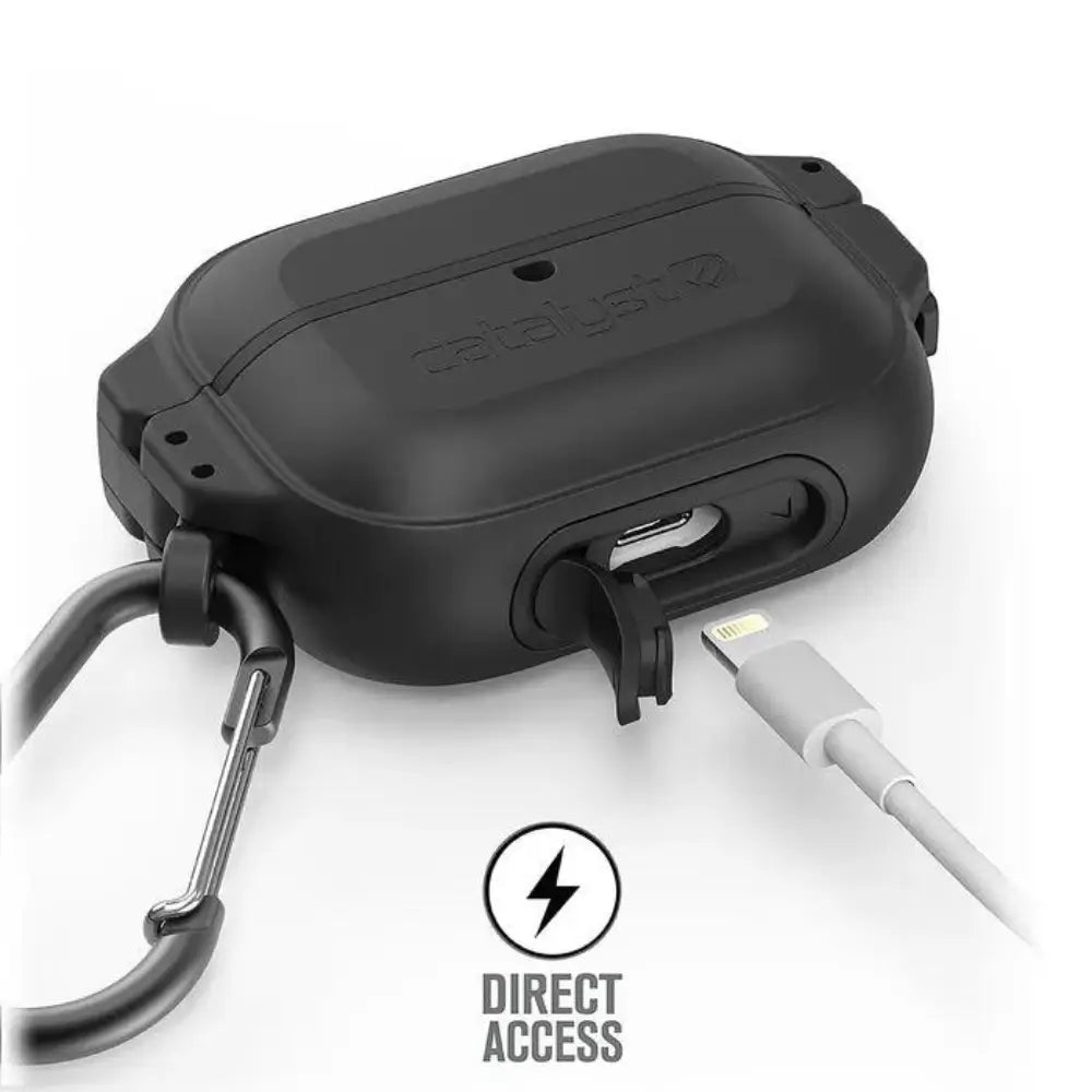 Case Catalyst para Airpods Pro 1 y 2 Impermeable protección total - Negro