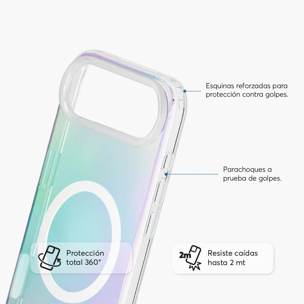 Case_NCO_SafeCase_Clear_con_MagSafe_para_iPhone_17_Air_Arcoiris_Imagen_posicion_3_iShop_Colombia