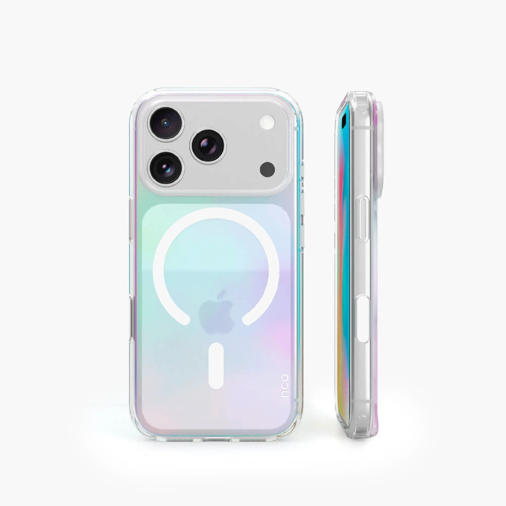 Case_NCO_SafeCase_Clear_con_MagSafe_para_iPhone_18_Pro_Arcoíris_Imagen_posicion_2_iShop_Colombia