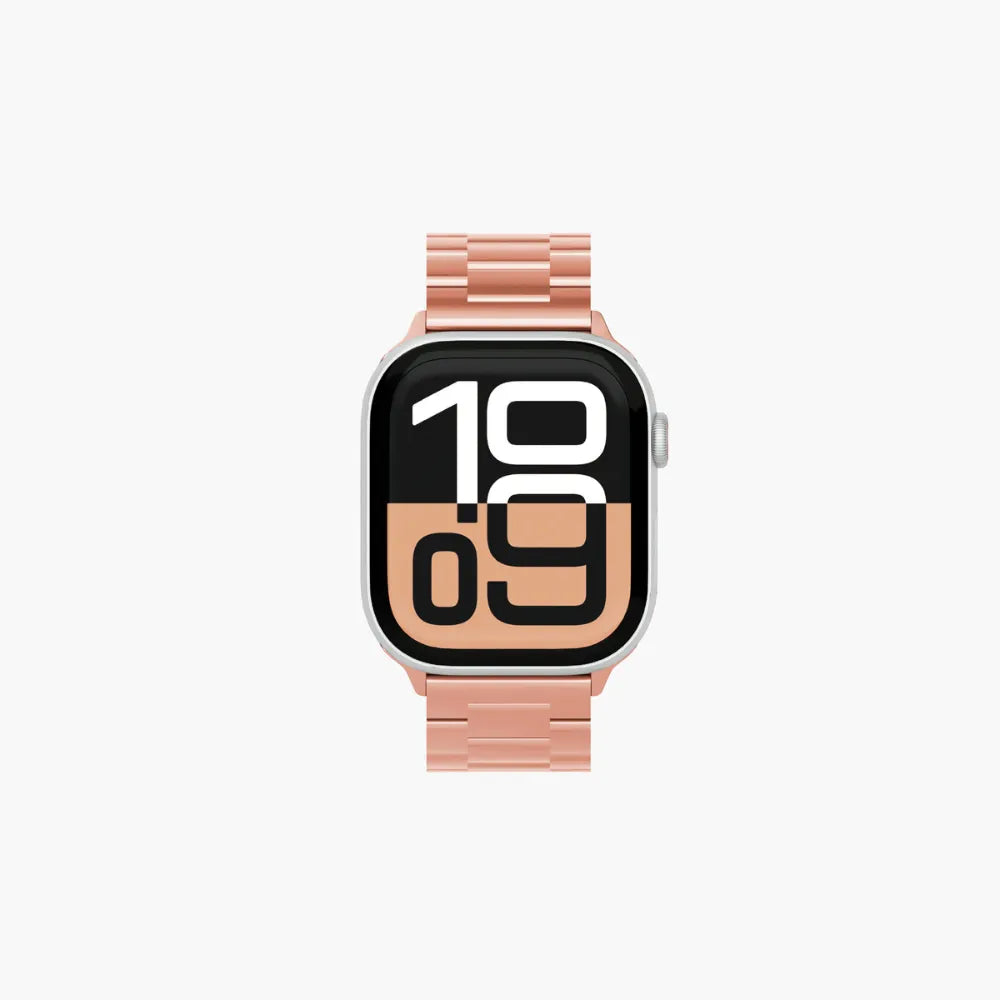 Correa_en_acero_inoxidable_ClassicLoop_NCO_para_Watch_Oro_rosa_posicion_2_iShop_Colombia