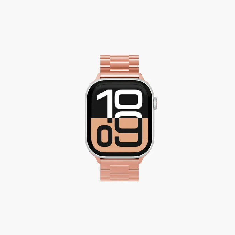 Correa_en_acero_inoxidable_ClassicLoop_NCO_para_Watch_Oro_rosa_posicion_2_iShop_Colombia