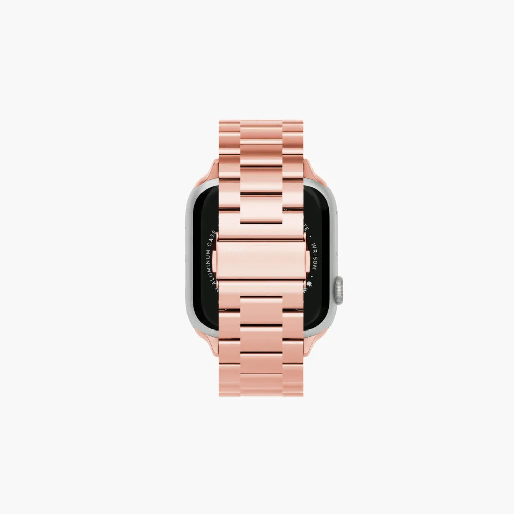 Correa_en_acero_inoxidable_ClassicLoop_NCO_para_Watch_Oro_rosa_posicion_3_iShop_Colombia