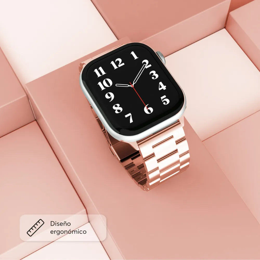Correa_en_acero_inoxidable_ClassicLoop_NCO_para_Watch_Oro_rosa_posicion_5_iShop_Colombia