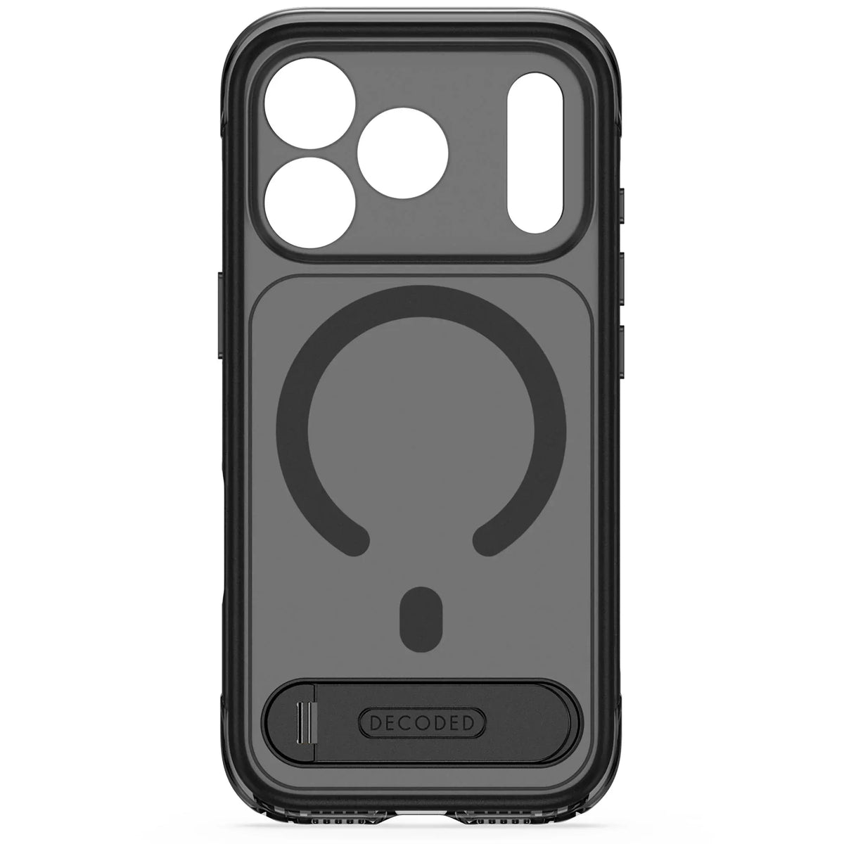 Case Decoded Hybrid Antimicrobial con MagSafe KS para iPhone 18/17 Pro Max - Negro