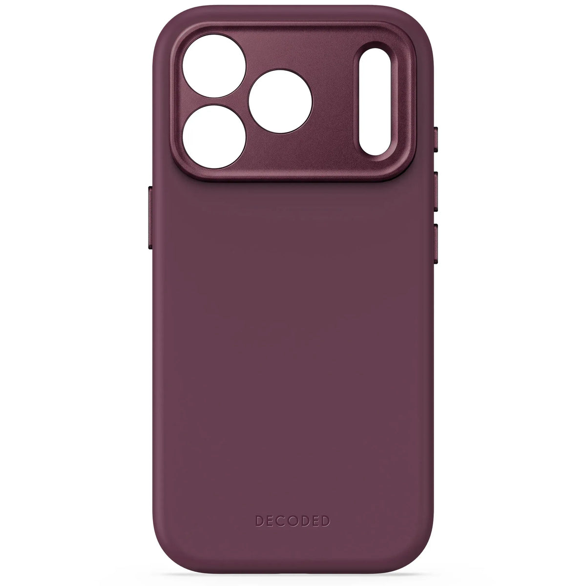 Case Decoded Silicone Antimicrobial con MagSafe para iPhone 18/17 Pro Max - Vino Tinto