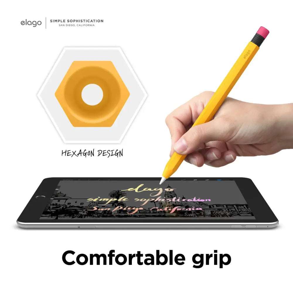 Estuche ELAGO para Apple pencil 1 - Amarillo