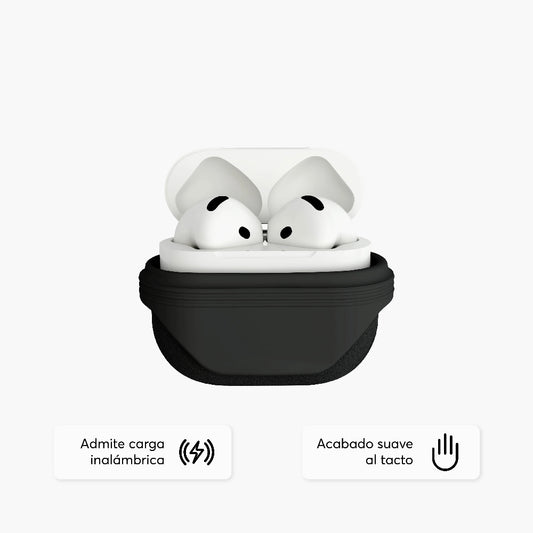 Case NCO SiliconeGuard para Airpods 4 - Negro