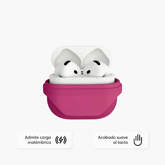 Case NCO SiliconeGuard para Airpods 4 - Rosado
