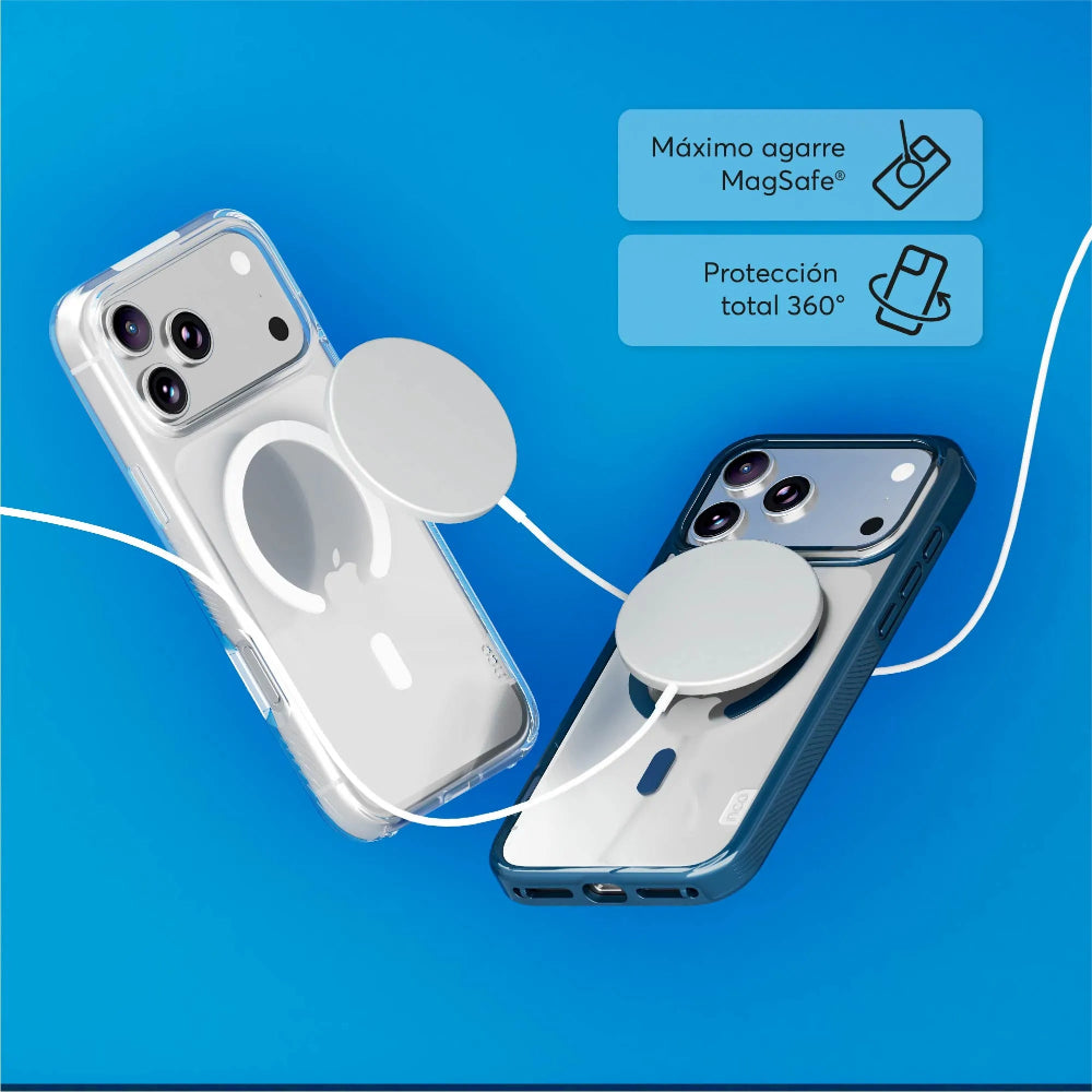 Case NCO SafeCase Force con MagSafe para iPhone 17 Pro Max - Transparente