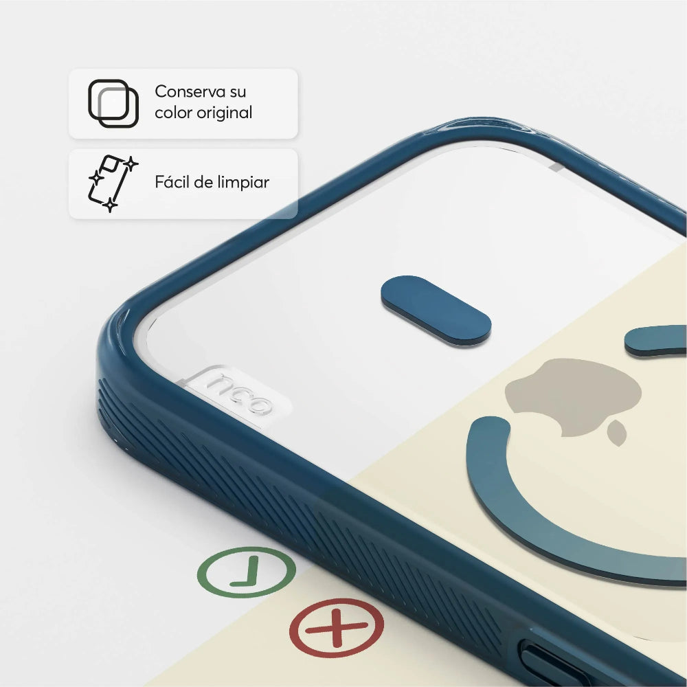 Case NCO SafeCase Force con MagSafe para iPhone 17 Pro - Azul Naval