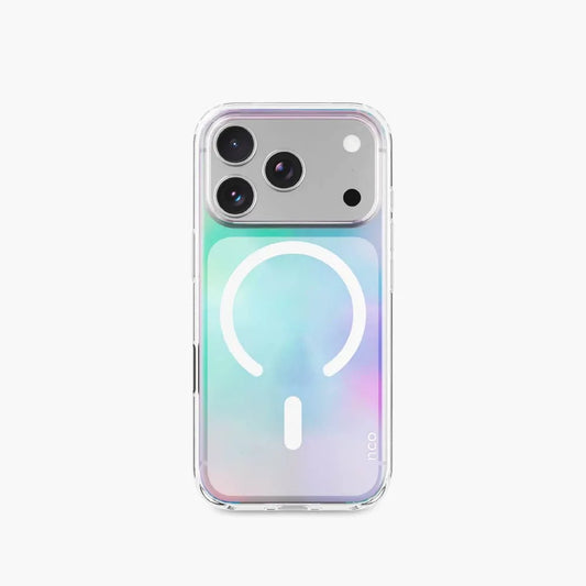 Case NCO SafeCase Clear con MagSafe para iPhone 17 Pro - Arcoiris