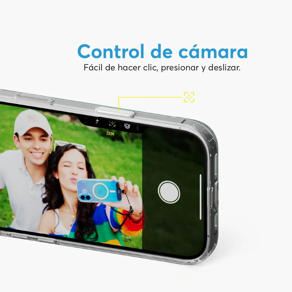 Case NCO SafeCase Clear con MagSafe para iPhone 17 Pro - Arcoiris