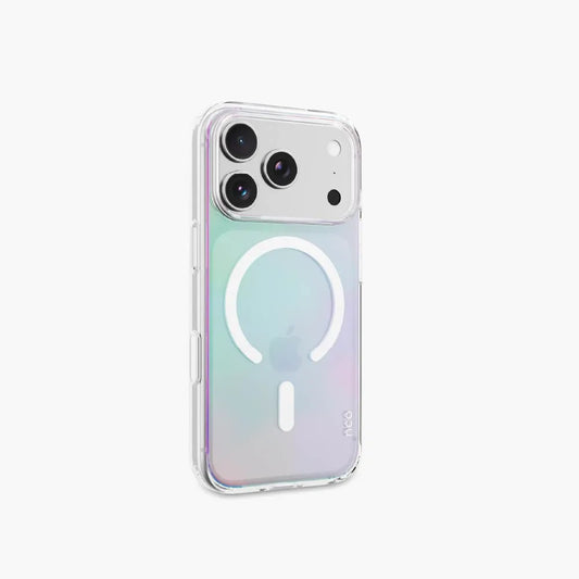 Case NCO SafeCase Clear con MagSafe para iPhone 17 Pro - Arcoiris