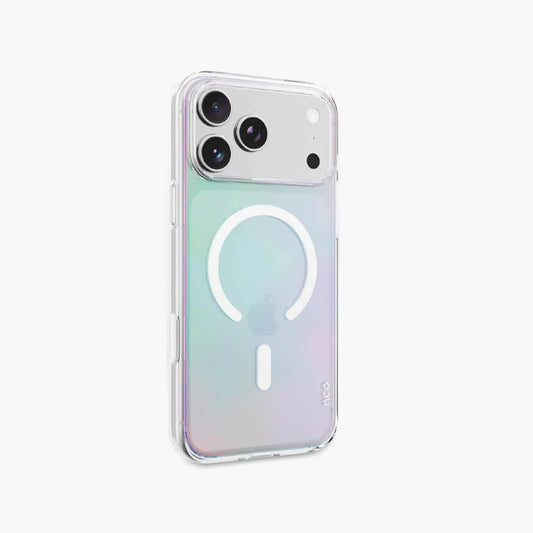 Case NCO SafeCase Clear con MagSafe para iPhone 17 Pro Max - Arcoiris