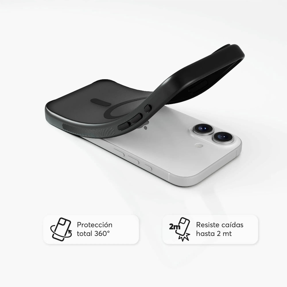 Case NCO SafeCase Lite con MagSafe para iPhone 17 - Negro