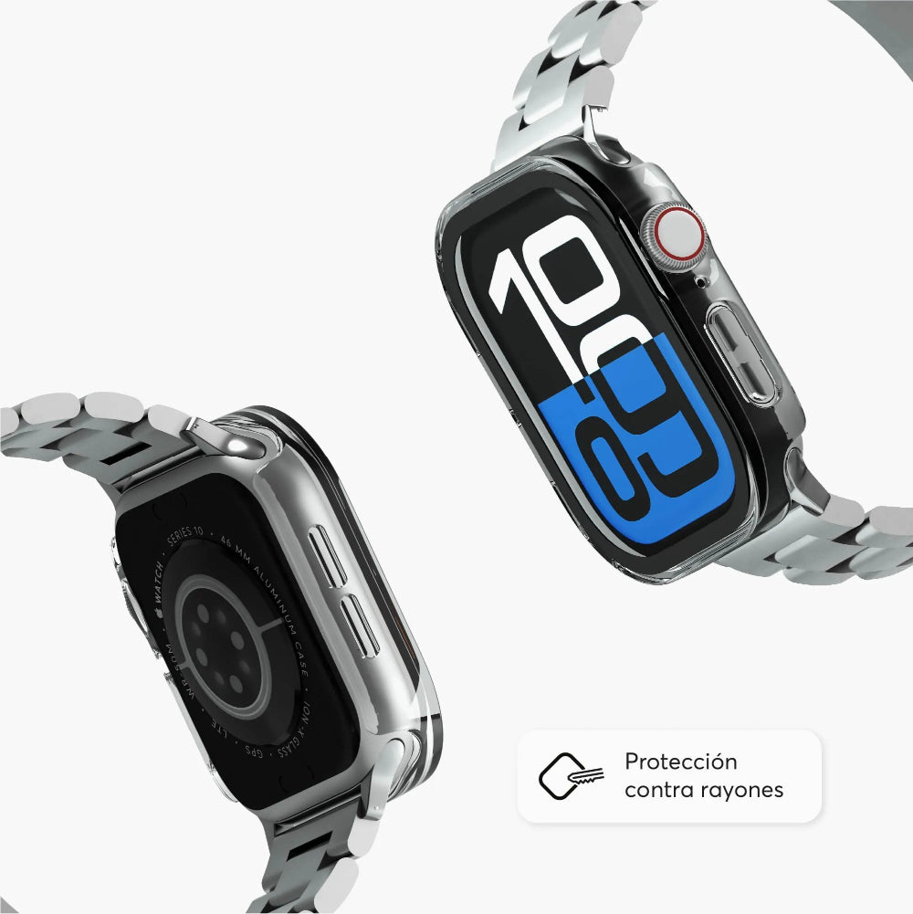 Case NCO ClearCase Crystal para Apple Watch Series 11 / 10 - 46mm - Transparente