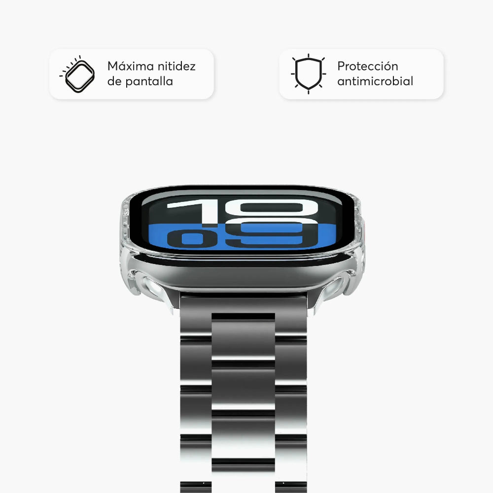 Case NCO ClearCase Crystal para Apple Watch Series 11 / 10 - 46mm - Transparente