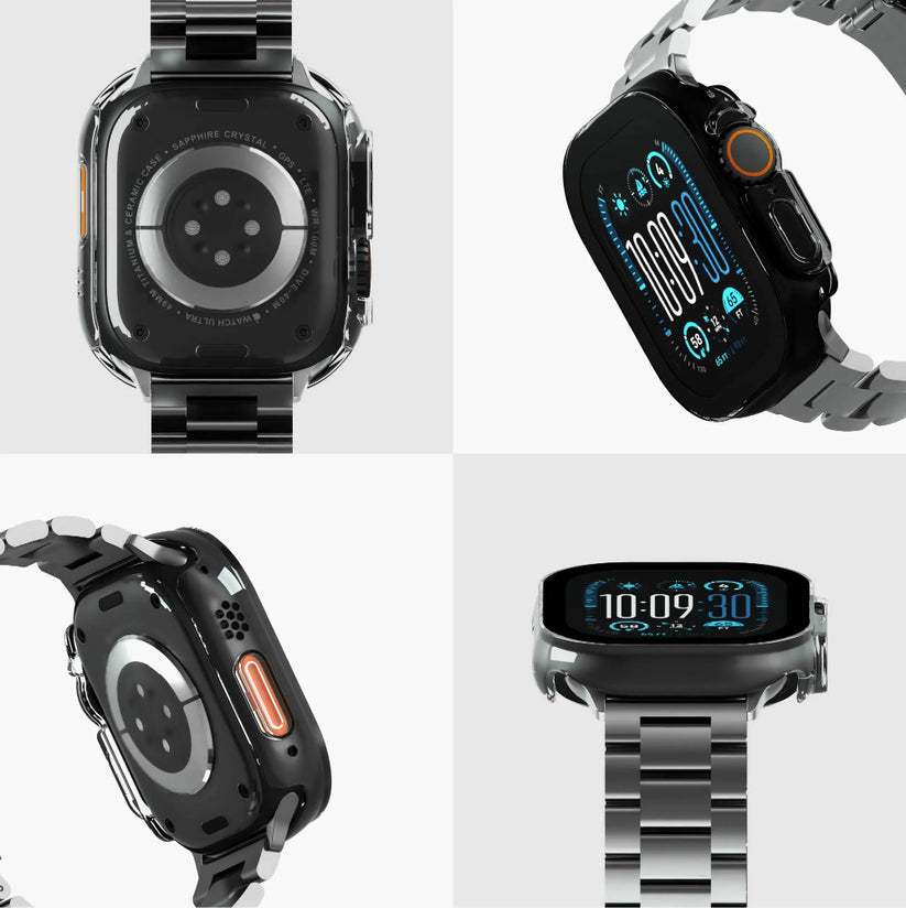 Case NCO ClearCase Crystal para Apple Watch Ultra 3 / 2 / 1 - 49mm - Transparente — vista 6 | iShop Colombia