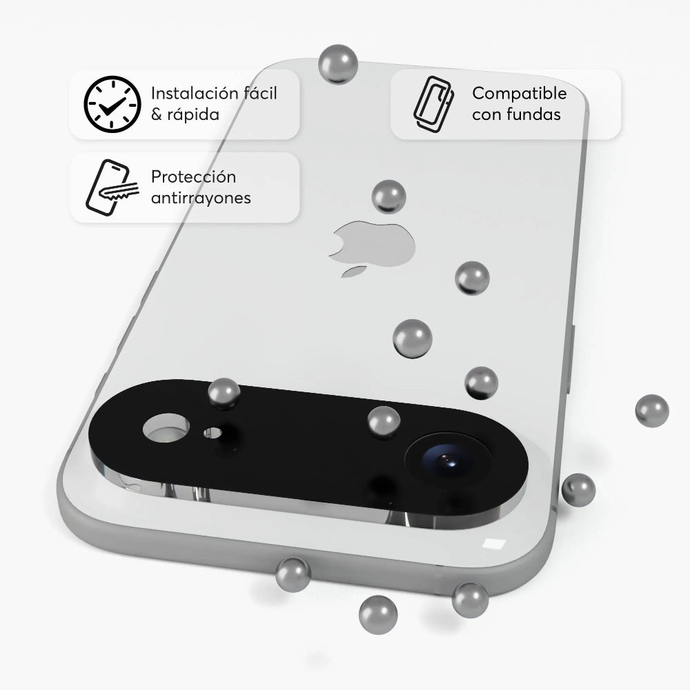 Protector de cámara NCO CamGuard Protection para iPhone 17 Air - Negro