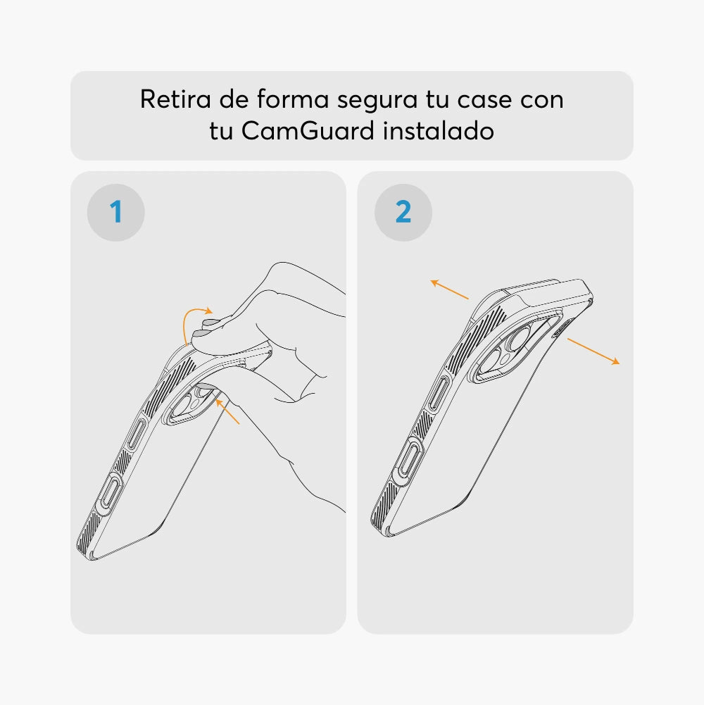 Protector de cámara NCO CamGuard Protection para iPhone 17 Air - Negro