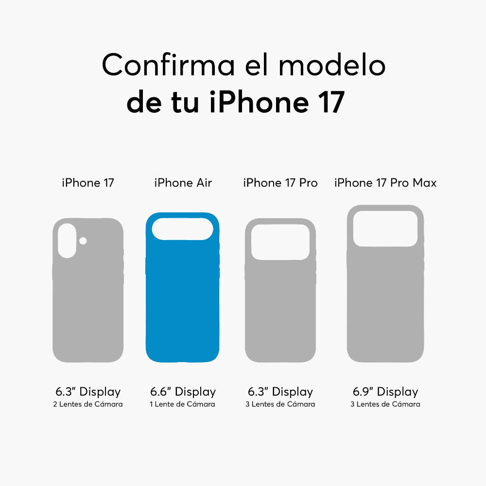 Protector de Pantalla NCO GlassGuard Privacy para iPhone 17 Air - Negro