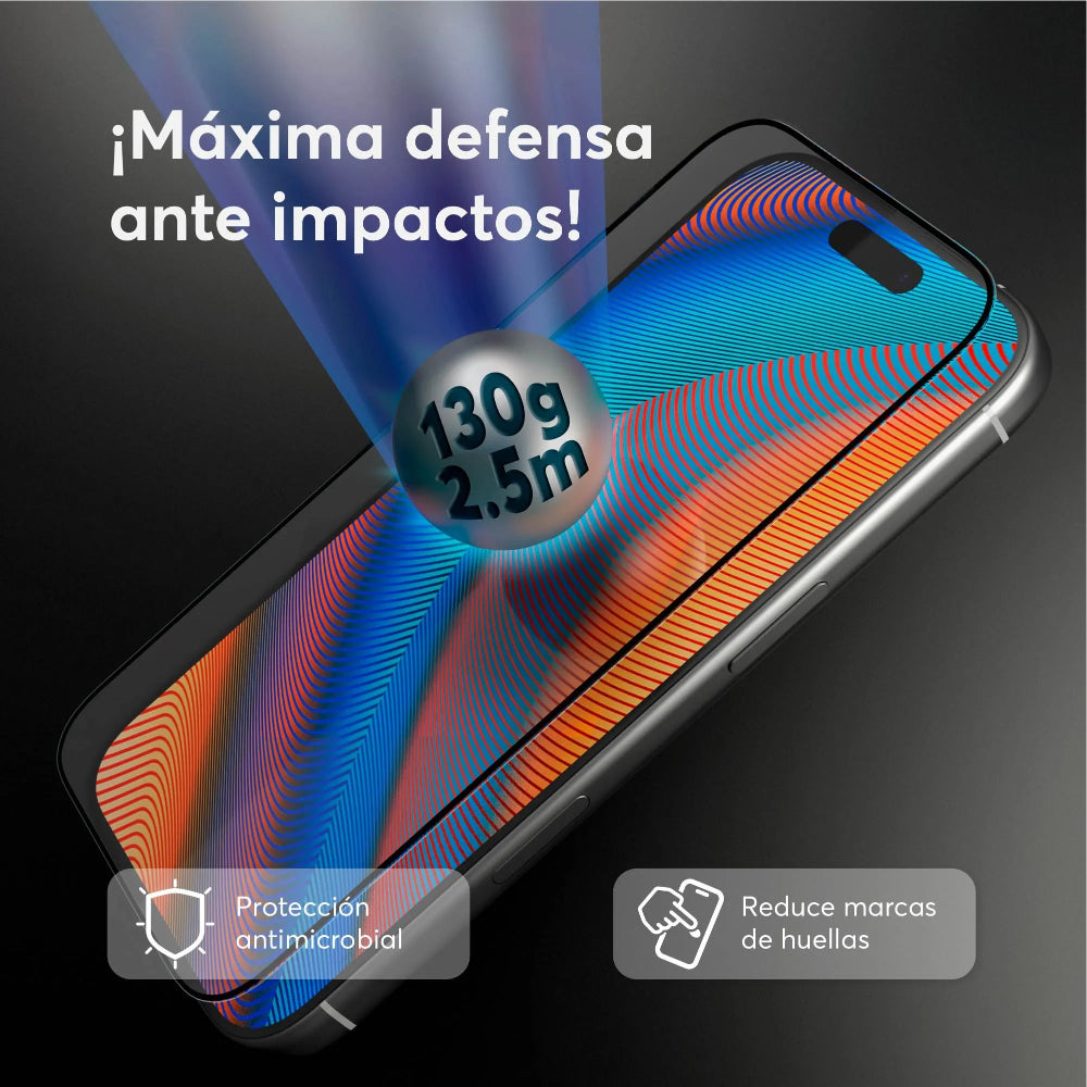 Protector de Pantalla NCO GlassGuard ShockProof para iPhone 17 -Transparente