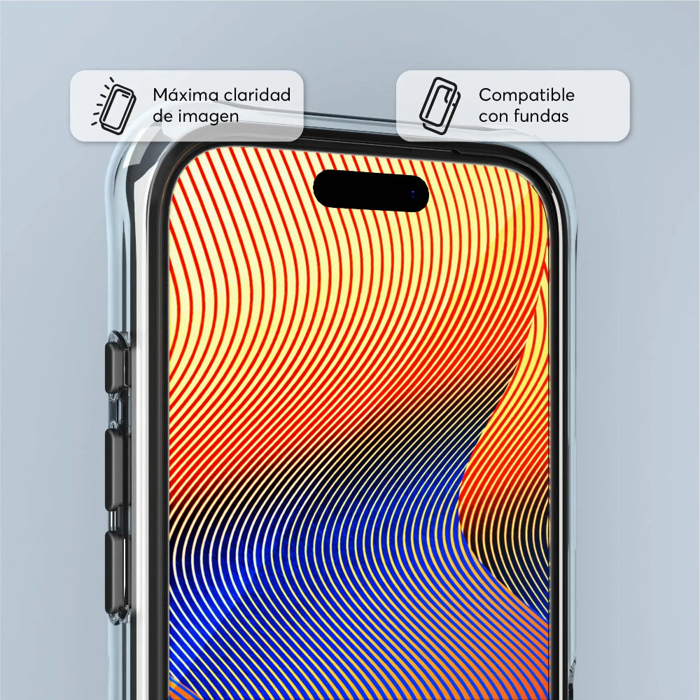 Protector de Pantalla NCO GlassGuard ShockProof para iPhone 17 -Transparente