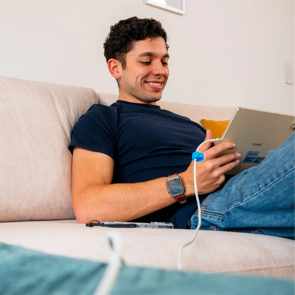 Cable Trenzado NCO PowerLite 2m USB-C a USB-C - Blanco Estrella