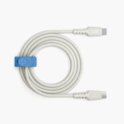 Cable Trenzado NCO PowerLite 2m USB-C a USB-C - Blanco Estrella