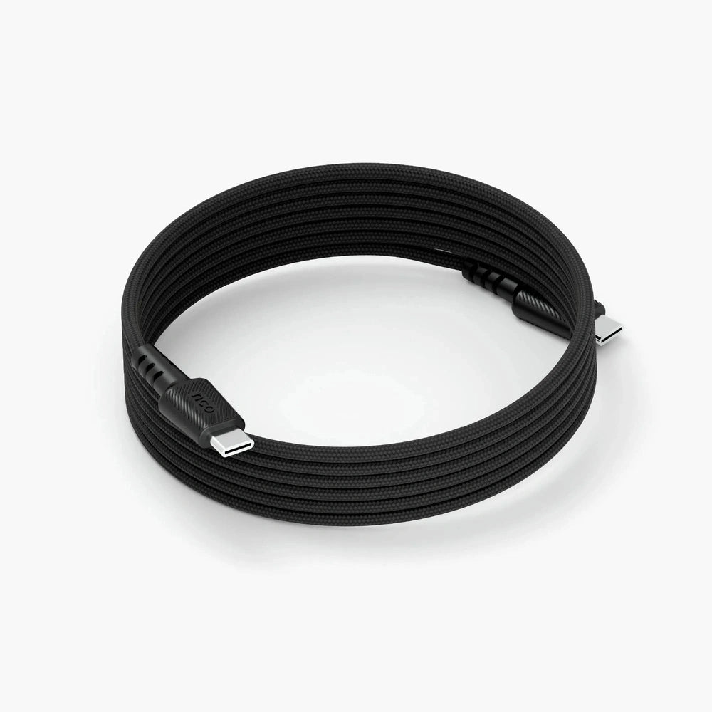 Cable Magnetico NCO PowerForce 2m USB-C a USB-C - Negro