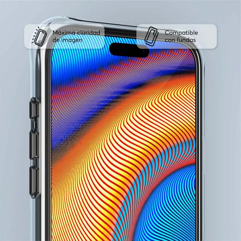 Protector_de_Pantalla_NCO_GlassGuard_ion_para_iPhone_17_Pro_Max_Transparente_imagen_posicion_6_iShop_Colombia