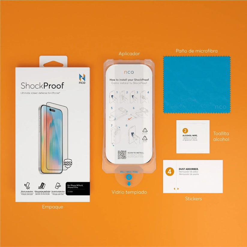 Protector_de_Pantalla_NCO_GlassGuard_ShockProof_para_iPhone_18_Pro_Transparente_Imagen_posicion_7_iShop_Colombia