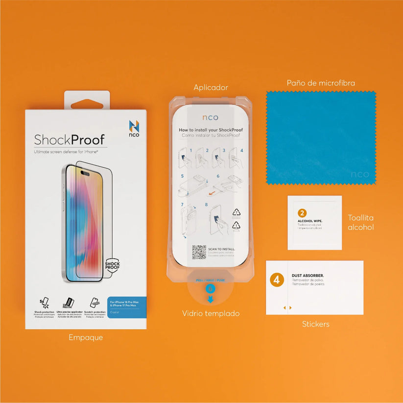 Protector_de_Pantalla_NCO_GlassGuard_ShockProof_para_iPhone_18_Pro_Max_Transparente_Imagen_posicion_7_iShop_Colombia