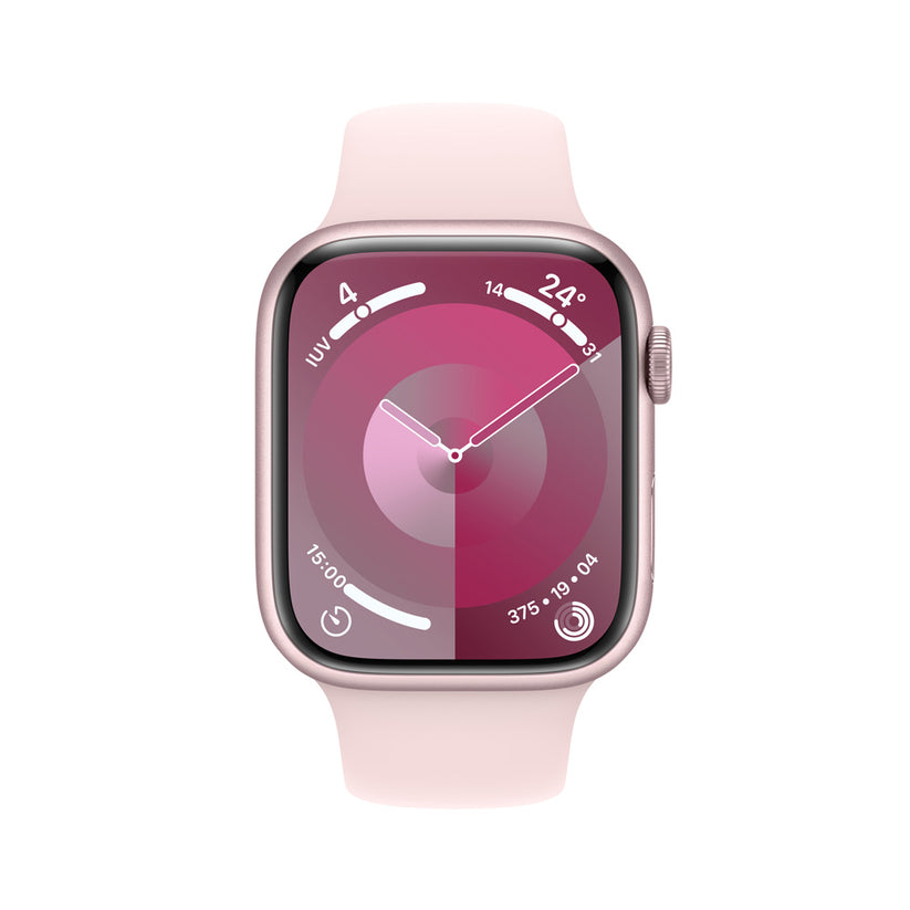 Watch_S9_GPS_45mm_Pink_Aluminum_Light_Pink_Sport_Band_PDP_Image_Position-2__COES