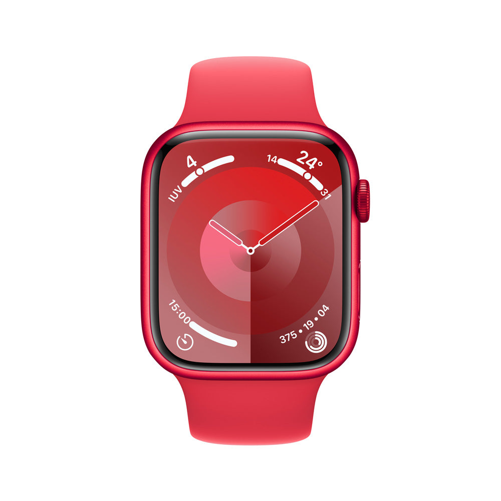 Watch_S9_LTE_45mm_PRODUCTRED_Aluminum_PRODUCTRED_Sport_Band_PDP_Image_Position-2__COES