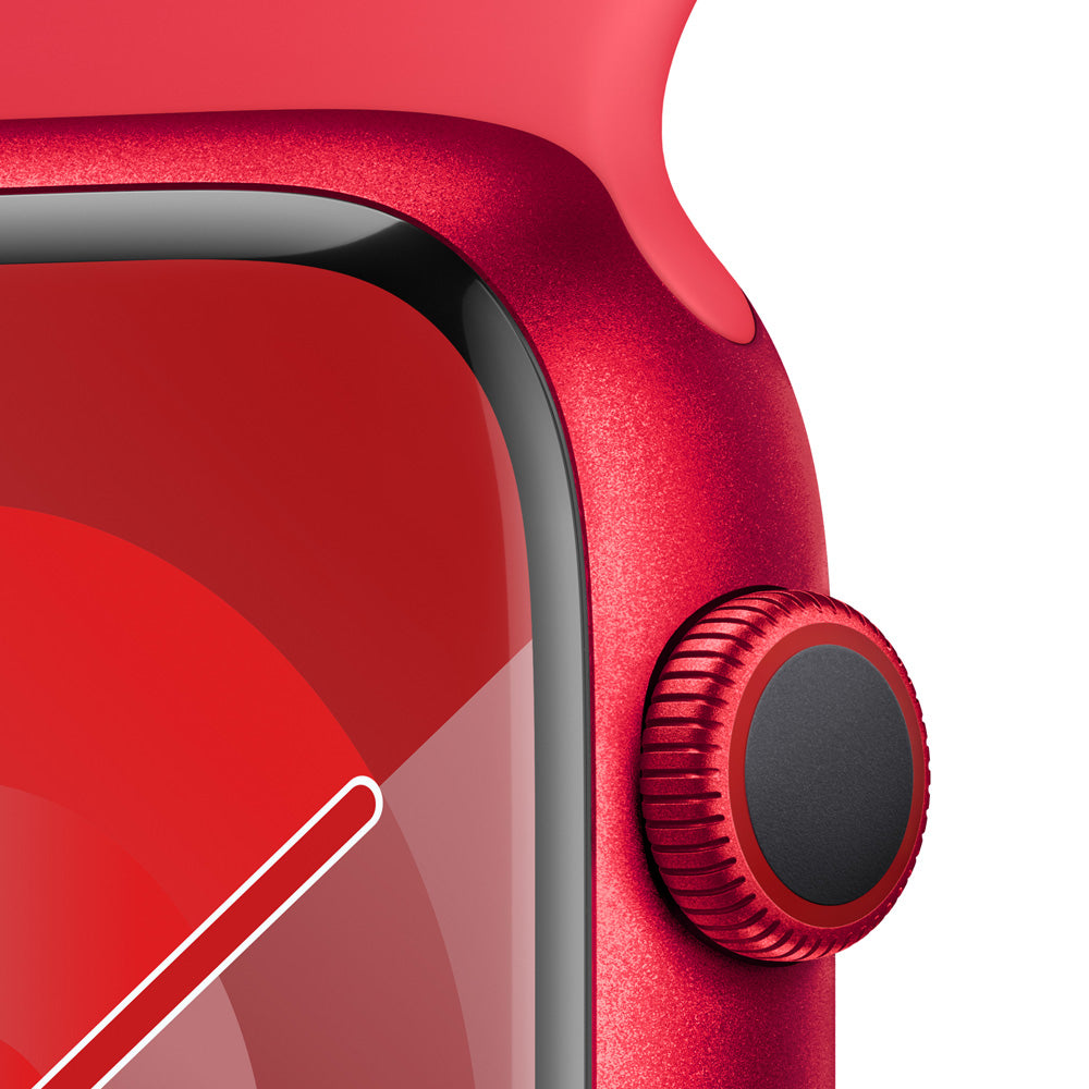 Watch_S9_LTE_45mm_PRODUCTRED_Aluminum_PRODUCTRED_Sport_Band_PDP_Image_Position-3__COES