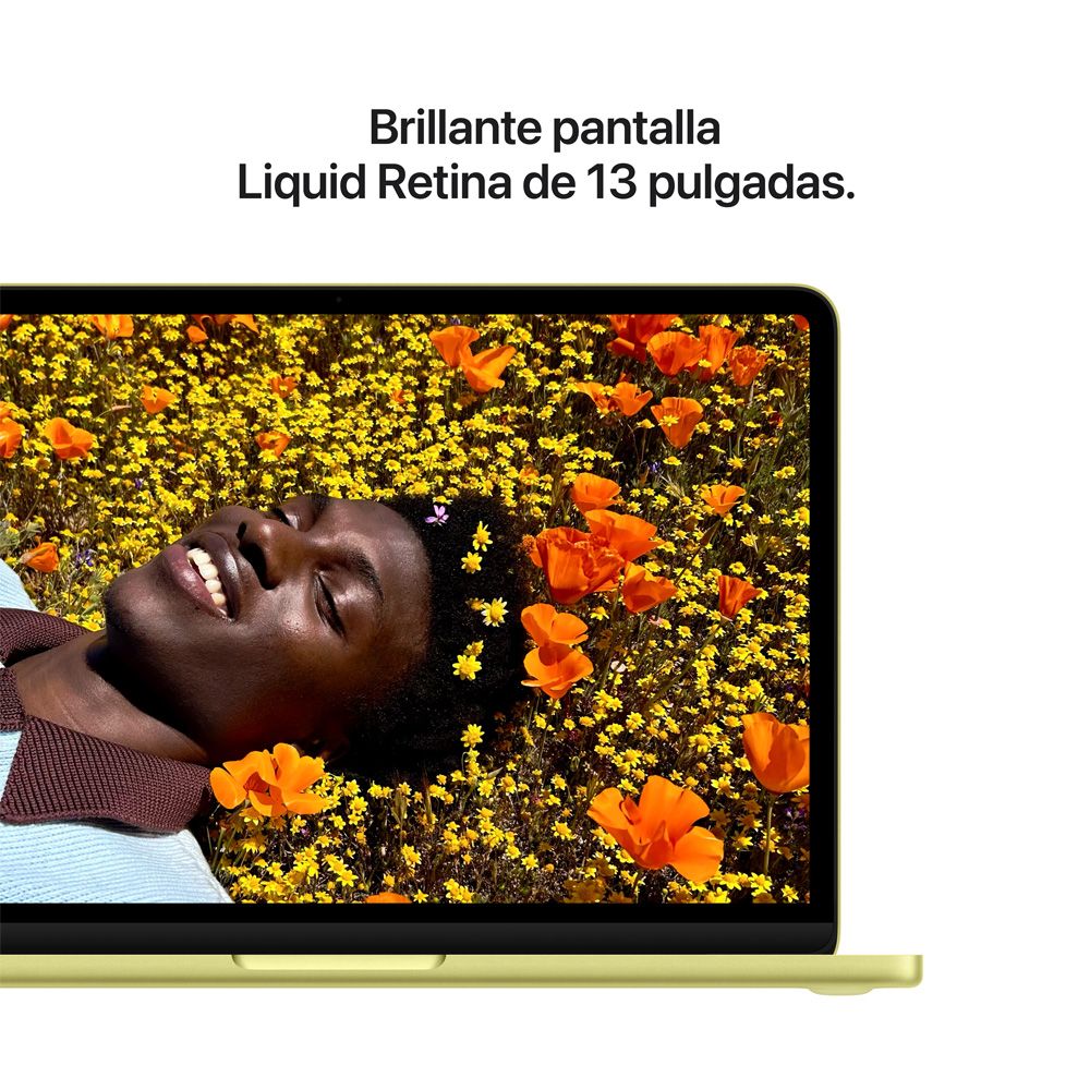 MacBook Neo de 13 pulgadas: Chip A18 Pro de Apple con CPU de 6 núcleos y GPU de 5 núcleos, Magic Keyboard con Touch ID, 512 GB SSD - Amarillo cítrico — vista 5 | iShop Colombia