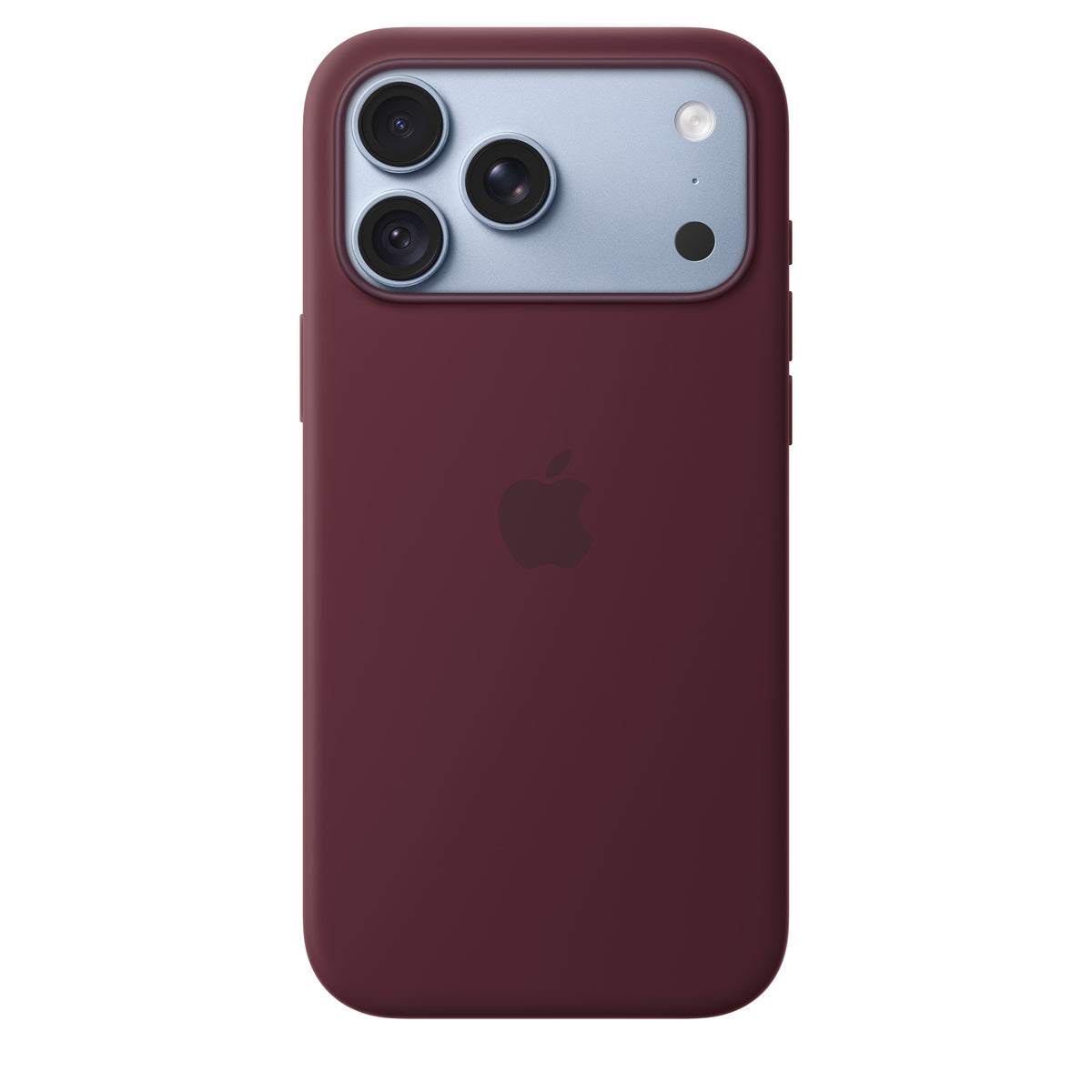 Funda_de_silicón_con_MagSafe_para_el_iPhone_18_Pro_Max_Color_borgoña_Imagen_posicion_2_iShop_Colombia