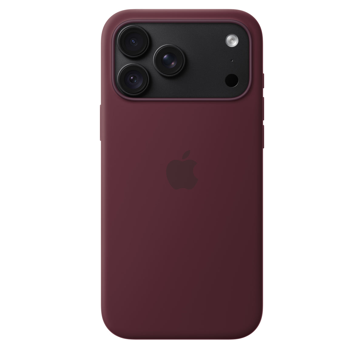 Funda_de_silicón_con_MagSafe_para_el_iPhone_18_Pro_Max_Color_borgoña_Imagen_posicion_4_iShop_Colombia