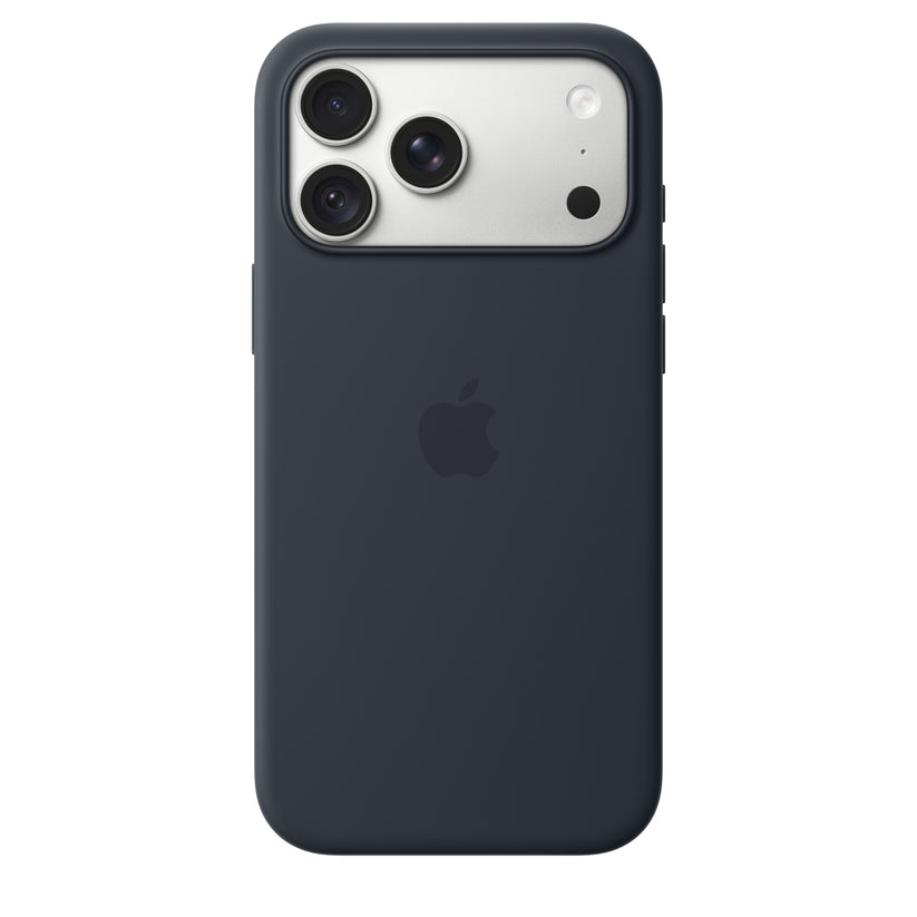 Funda_de_silicón_con_MagSafe_para_el_iPhone_18_Pro_Max_Azul_marino_Imagen_posicion_3_iShop_Colombia