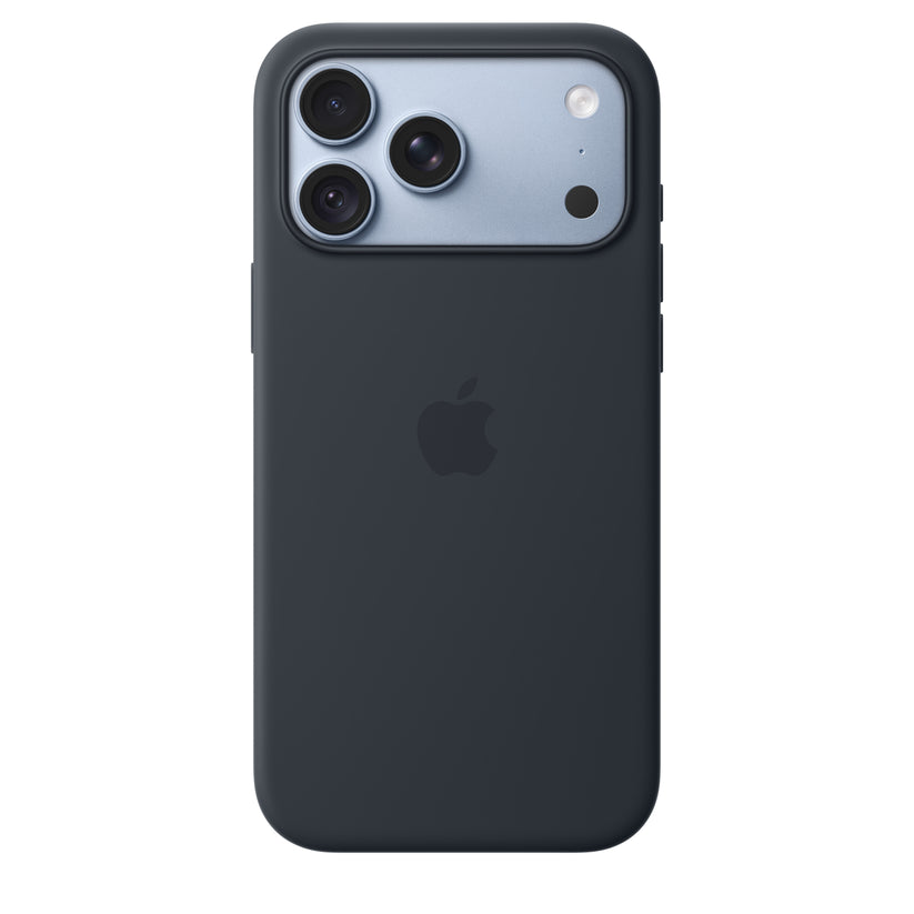 Funda_de_silicón_con_MagSafe_para_el_iPhone_18_Pro_Max_Azul_marino_Imagen_posicion_1_iShop_Colombia