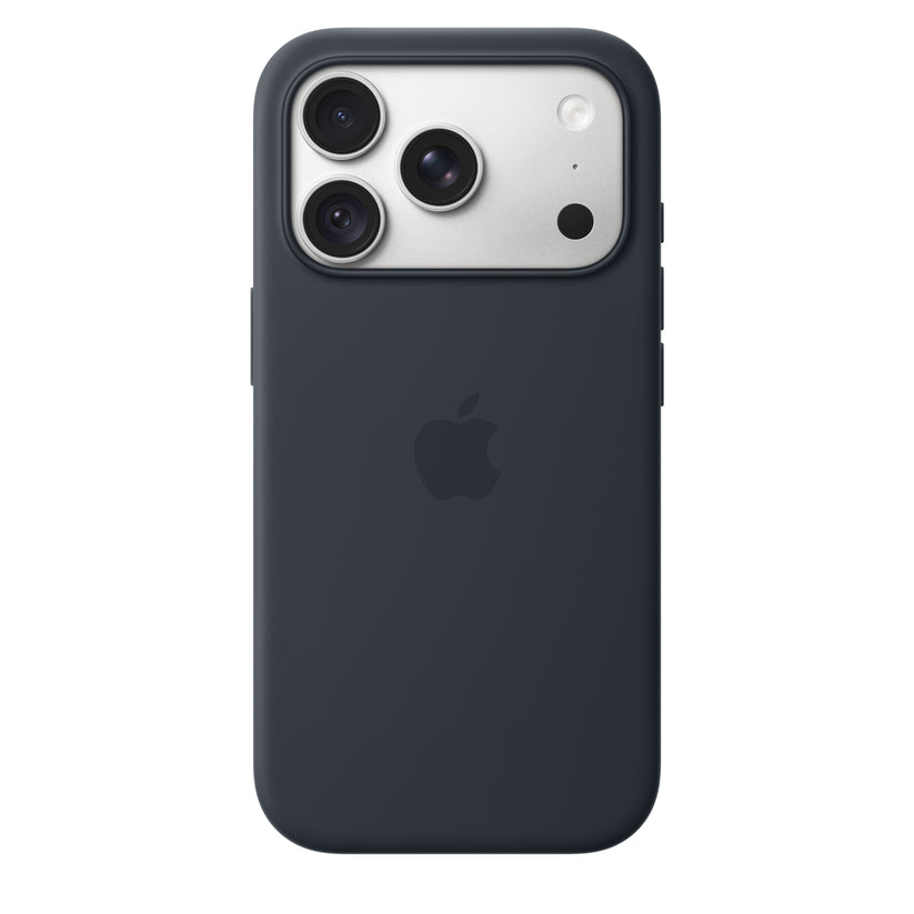 Funda_de_silicón_con_MagSafe_para_el_iPhone_18_Pro_Azul_marino_Imagen_posicion_3_iShop_Colombia