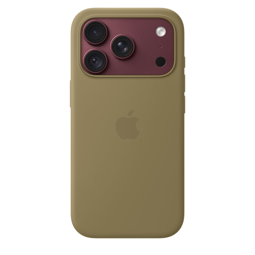 Funda_de_silicón_con_MagSafe_para_el_iPhone_18_Pro_Color_oliva_Imagen_posicion_2_iShop_Colombia