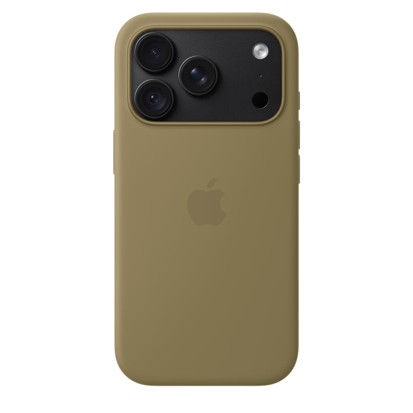 Funda_de_silicón_con_MagSafe_para_el_iPhone_18_Pro_Color_oliva_Imagen_posicion_4_iShop_Colombia