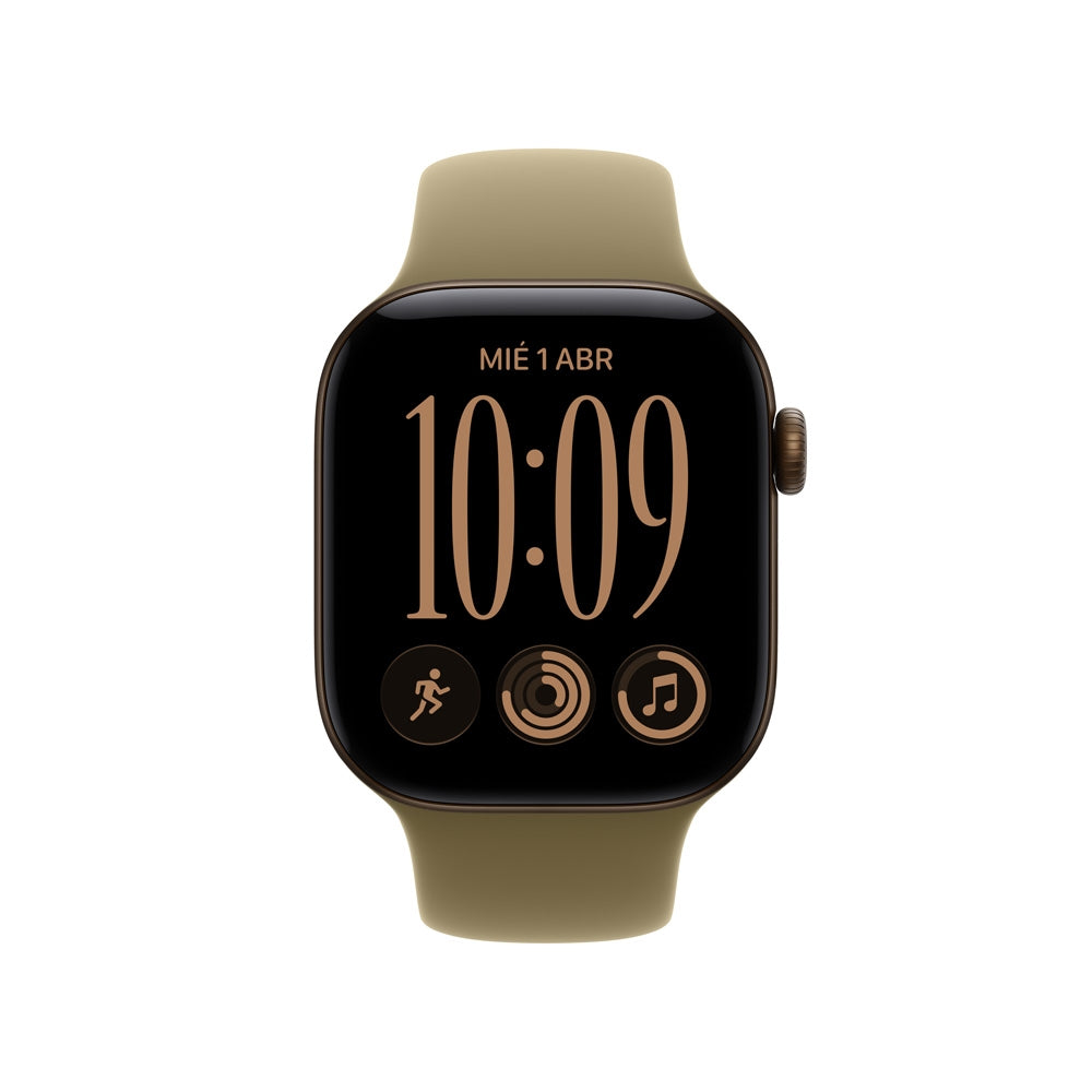 Apple_Watch_Series_12_GPS_caja_de_aluminio_color_bronce_oscuro_de_42_mm_correa_deportiva_color_oliva_S_M_Imagen_posicion_2_iShop_Colombia