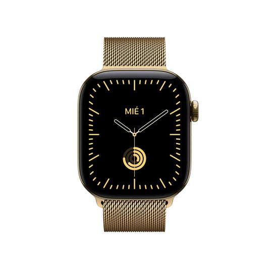 Apple_Watch_Series_12_GPS_Cellular_caja_de_titanio_color_oro_radiante_de_42_mm_correa_estilo_milanes_color_oro_radiante_Imagen_posicion_2_iShop_Colombia